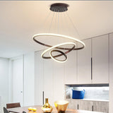 Moderne LED Deckenleuchte mit Dimmfunktion und 3 Ringen – Stilvolle Deckenlampe für Wohnzimmer 5
