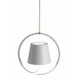 Moderne LED Pendelleuchte mit Touch-Dimmfunktion – Wetterfeste Hängeleuchte für Innen und Außen, Warmweißes Licht, Tragbar, 20x20cm 3