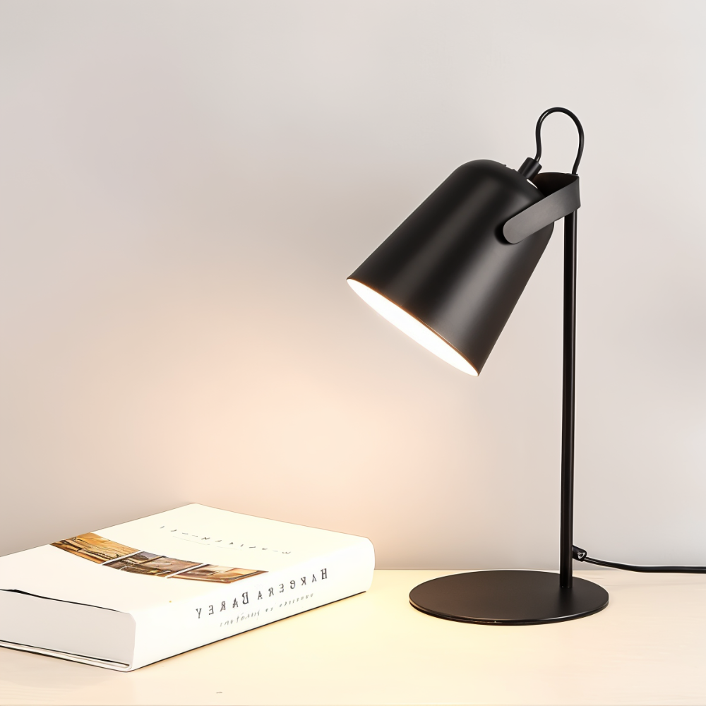 Moderne Rotierende Tischlampe mit Verstellbarem Winkel – Augenfreundliche LED Tischleuchte in Macaron-Farben für Nachttisch und Schreibtisch 4