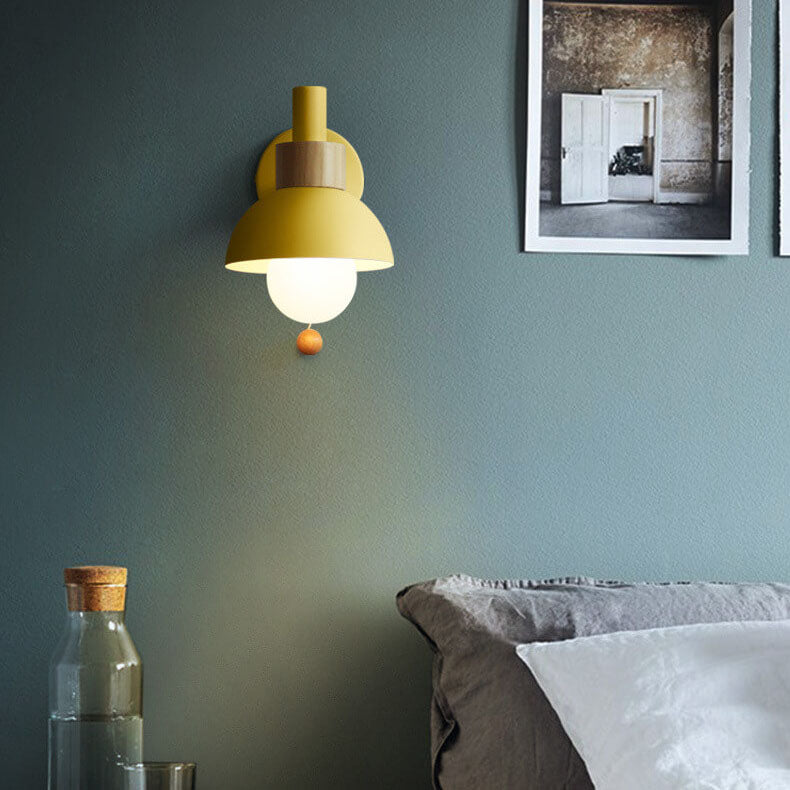 Moderne Wandleuchte Innen aus Eisen und Glas für Wohnzimmer und Schlafzimmer 11
