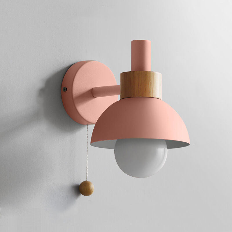 Moderne Wandleuchte Innen aus Eisen und Glas für Wohnzimmer und Schlafzimmer 12