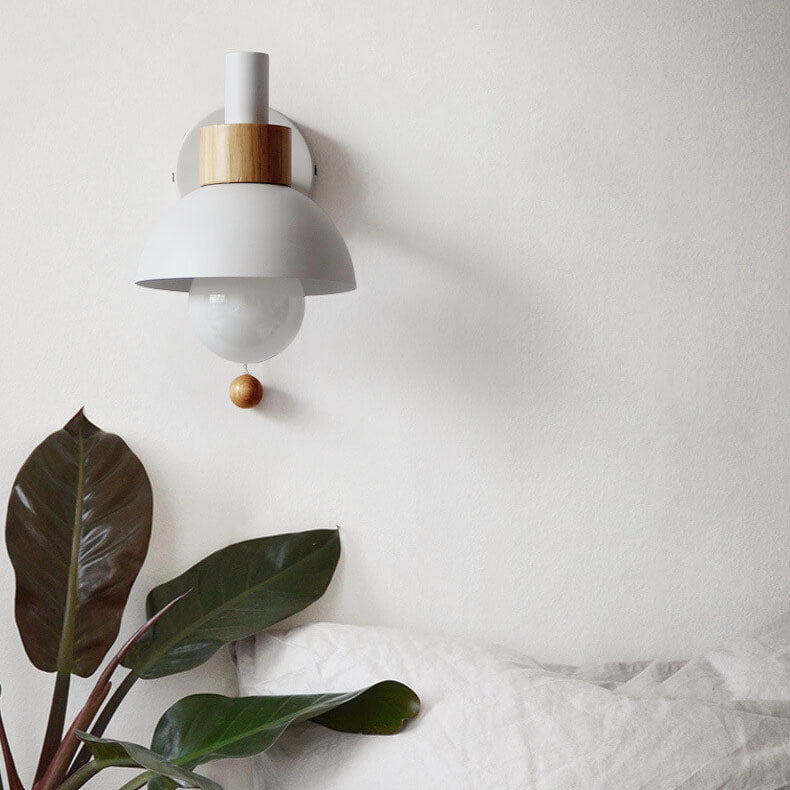 Moderne Wandleuchte Innen aus Eisen und Glas für Wohnzimmer und Schlafzimmer 3