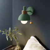 Moderne Wandleuchte Innen aus Eisen und Glas für Wohnzimmer und Schlafzimmer 4