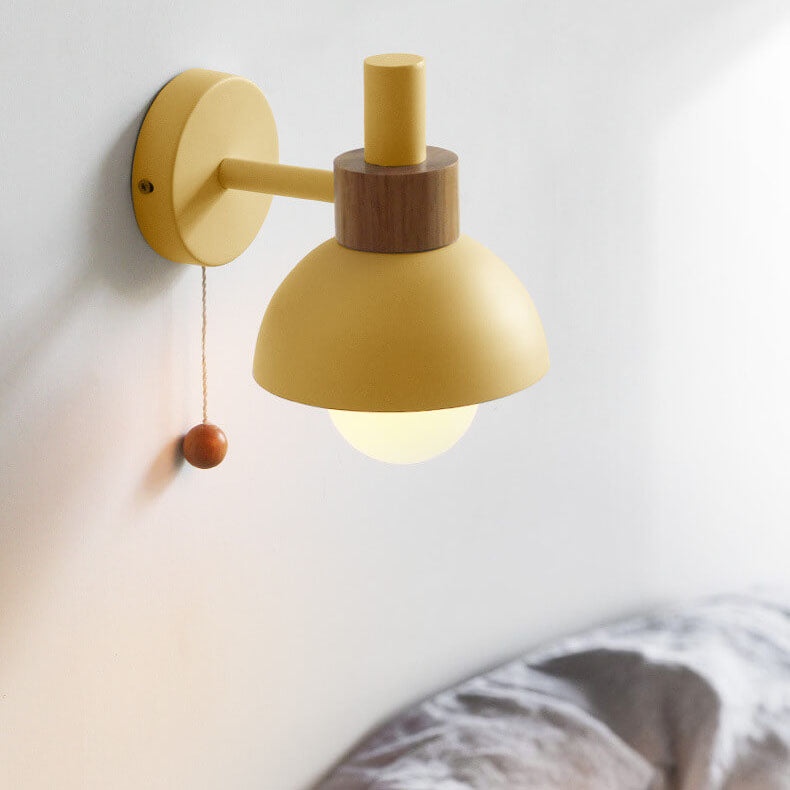 Moderne Wandleuchte Innen aus Eisen und Glas für Wohnzimmer und Schlafzimmer 5