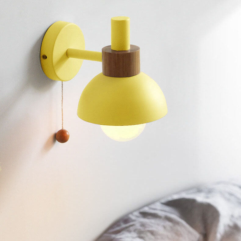 Moderne Wandleuchte Innen aus Eisen und Glas für Wohnzimmer und Schlafzimmer 6