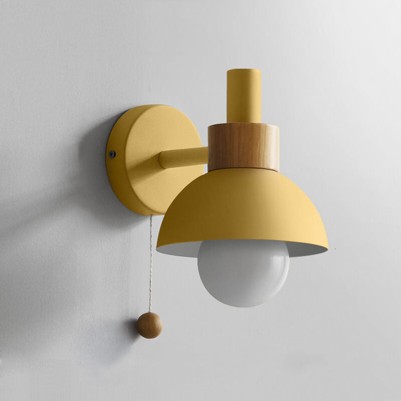 Moderne Wandleuchte Innen aus Eisen und Glas für Wohnzimmer und Schlafzimmer 9