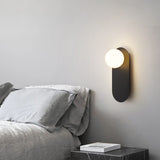 Moderne Wandleuchte Innen mit Glasring – LED Wandleuchte für Wohnzimmer und Flure 0