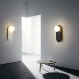 Moderne Wandleuchte Innen mit Glasring – LED Wandleuchte für Wohnzimmer und Flure 1