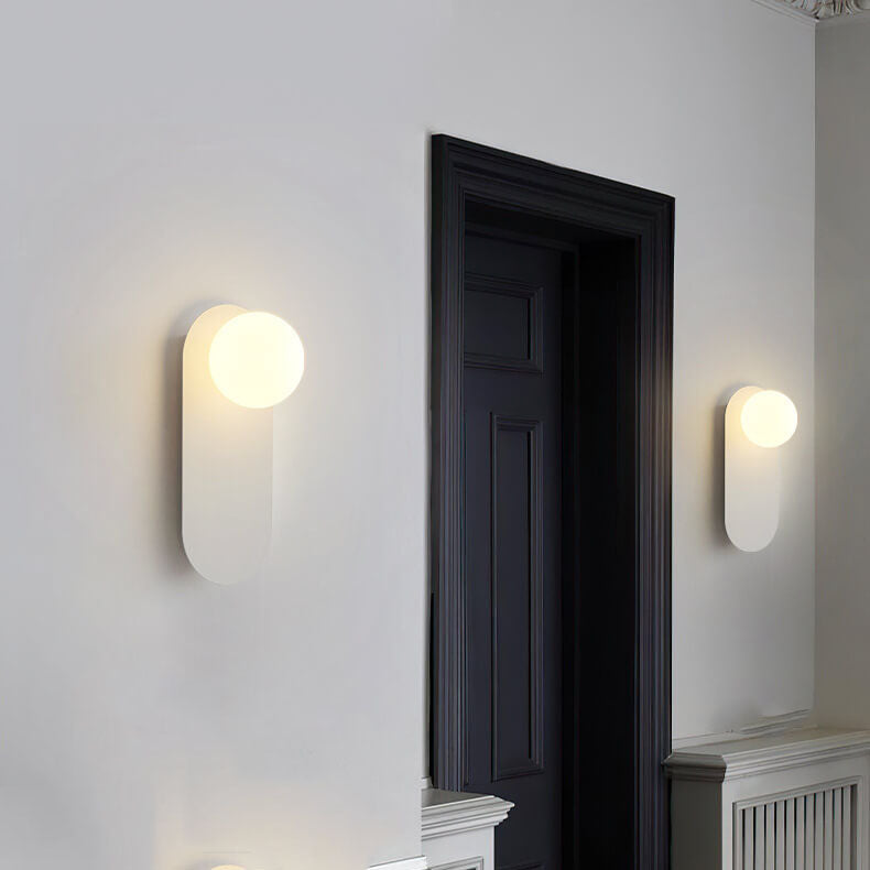 Moderne Wandleuchte Innen mit Glasring – LED Wandleuchte für Wohnzimmer und Flure 4