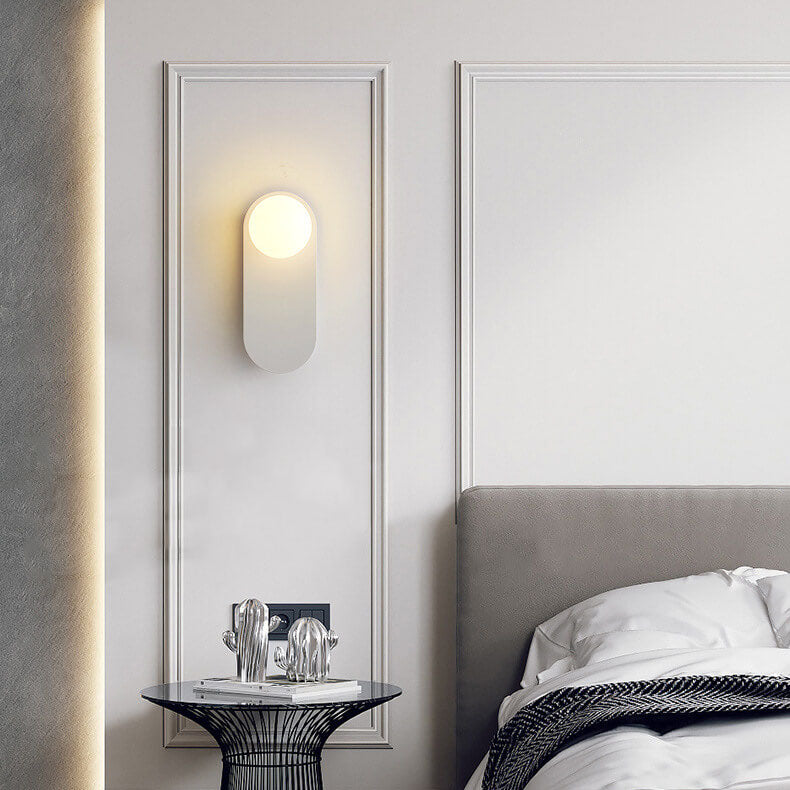 Moderne Wandleuchte Innen mit Glasring – LED Wandleuchte für Wohnzimmer und Flure 5