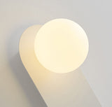 Moderne Wandleuchte Innen mit Glasring – LED Wandleuchte für Wohnzimmer und Flure 7