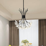 Moderner Kristall Kronleuchter mit 13-19 Lichtern – Eleganter LED-Lampen-Schirm aus Glas und Eisen für Wohnzimmer und Esszimmer 10
