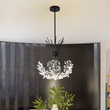 Moderner Kristall Kronleuchter mit 13-19 Lichtern – Eleganter LED-Lampen-Schirm aus Glas und Eisen für Wohnzimmer und Esszimmer 11