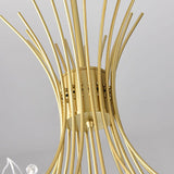 Moderner Kristall Kronleuchter mit 13-19 Lichtern – Eleganter LED-Lampen-Schirm aus Glas und Eisen für Wohnzimmer und Esszimmer 5