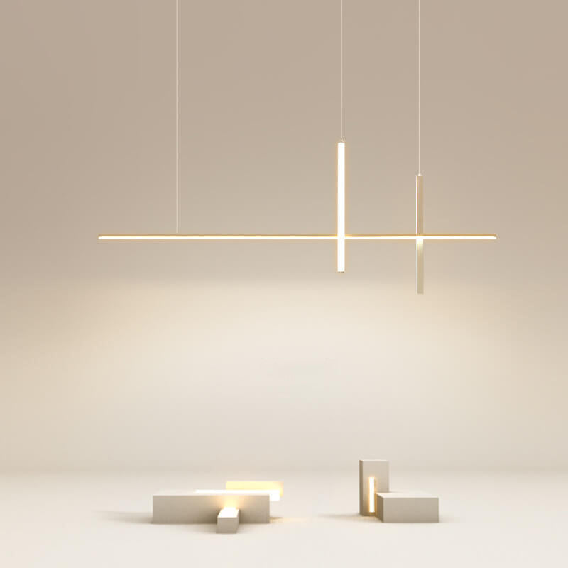 Moderner Schwarzer LED-Kronleuchter für Esszimmer und Cafés – Minimalistisches Design mit Integrierter Beleuchtung, 80-150cm 1