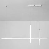 Moderner Schwarzer LED-Kronleuchter für Esszimmer und Cafés – Minimalistisches Design mit Integrierter Beleuchtung, 80-150cm 11