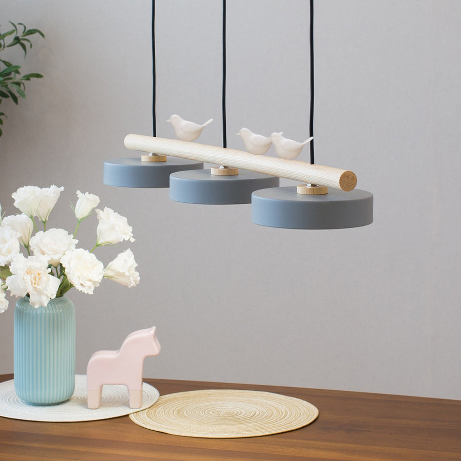 Moderner runder LED-Kronleuchter aus Holz und Harz, 36W, 3600 Lumen, einstellbare Farbtemperaturen, schwarz für Flur und Wohnzimmer 1