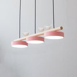 Moderner runder LED-Kronleuchter aus Holz und Harz, 36W, 3600 Lumen, einstellbare Farbtemperaturen, schwarz für Flur und Wohnzimmer 10