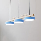 Moderner runder LED-Kronleuchter aus Holz und Harz, 36W, 3600 Lumen, einstellbare Farbtemperaturen, schwarz für Flur und Wohnzimmer 8