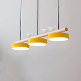 Moderner runder LED-Kronleuchter aus Holz und Harz, 36W, 3600 Lumen, einstellbare Farbtemperaturen, schwarz für Flur und Wohnzimmer 9