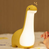 Nachtlicht Kinder Dinosaurier Silikon LED Langhals Design für Beruhigende Träume 1