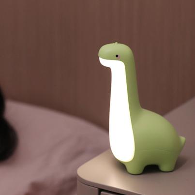 Nachtlicht Kinder Dinosaurier Silikon LED Langhals Design für Beruhigende Träume 2