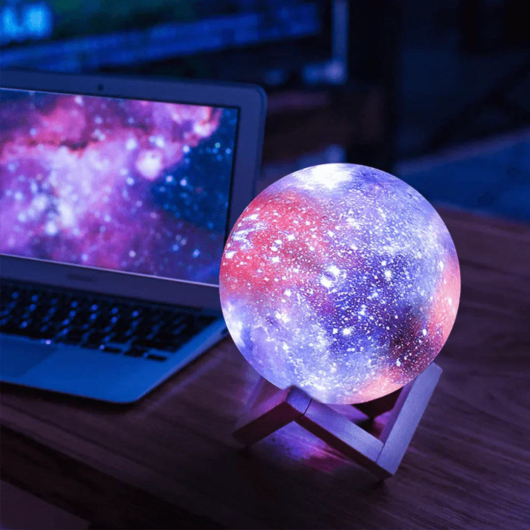 Nachtlicht Kinder mit Sternenhimmel – LED Nachtlampe mit Touch-Control 0