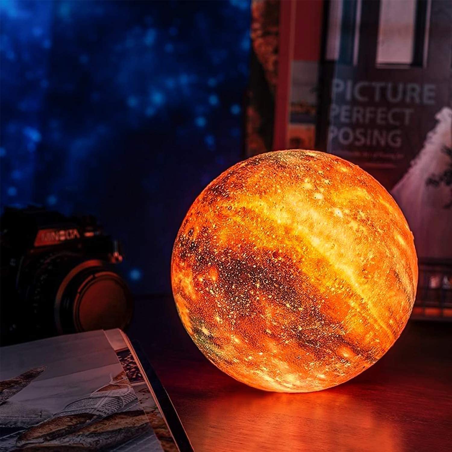 Nachtlicht Kinder mit Sternenhimmel – LED Nachtlampe mit Touch-Control 2