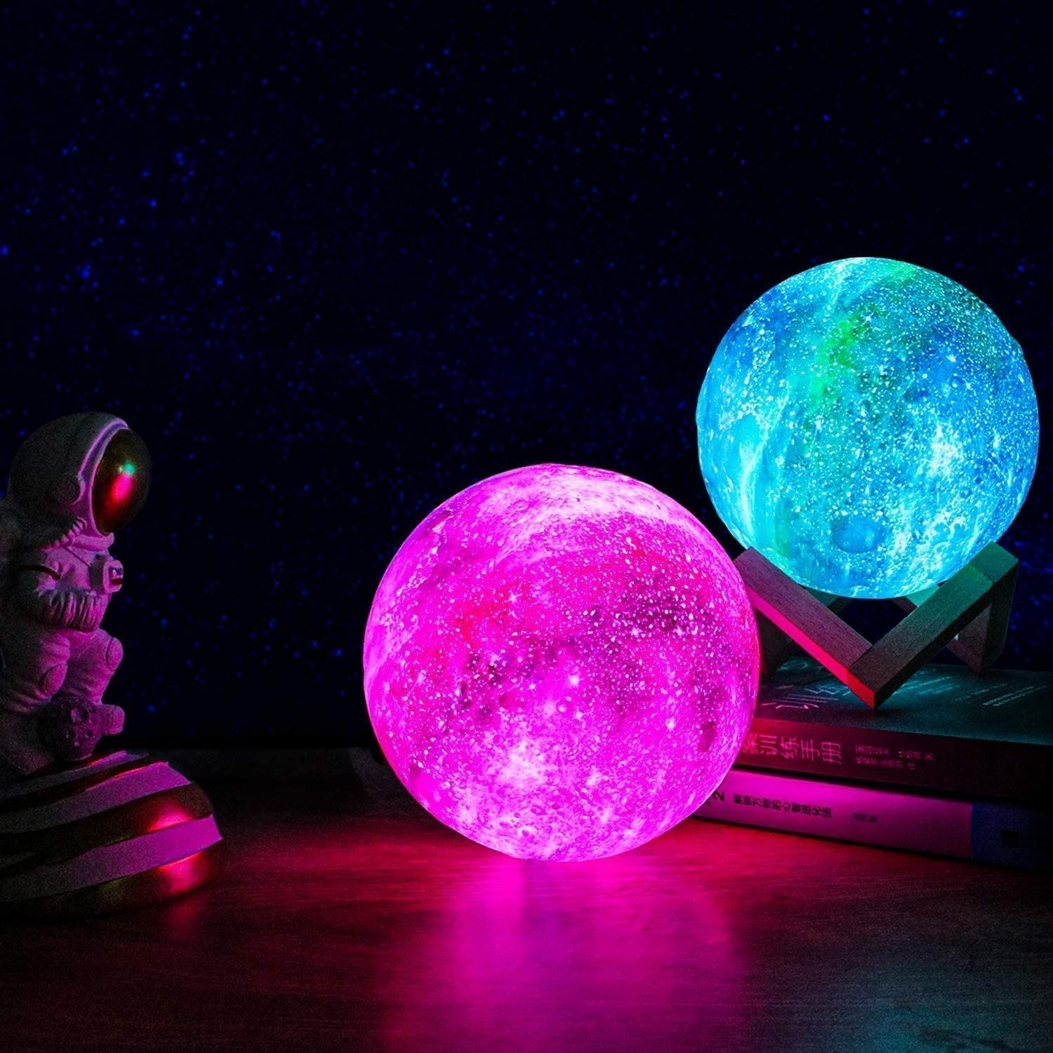 Nachtlicht Kinder mit Sternenhimmel – LED Nachtlampe mit Touch-Control 6