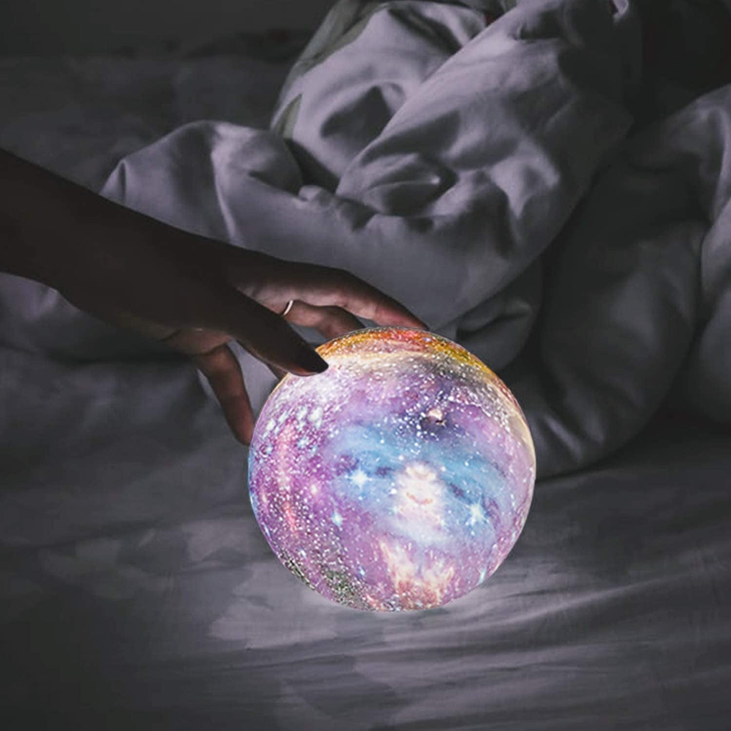 Nachtlicht Kinder mit Sternenhimmel – LED Nachtlampe mit Touch-Control 7