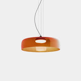 Nordic Pendelleuchte aus Glas und Metall für Esszimmer und Küche – Einstellbare Hängelampe mit LED und Warmlicht 1