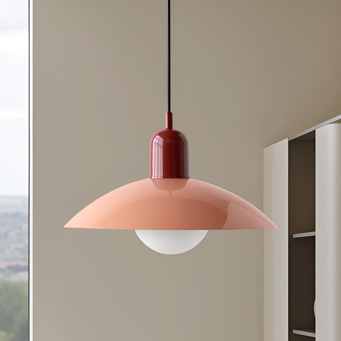 Nordische Bauhaus Pendelleuchte mit Höhenverstellung – Minimalistisches Design in Macaron-Farben 8