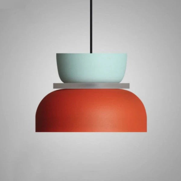 Nordische Pendelleuchte im Makronenstil aus Aluminium und Acryl – Hängelampe für Esszimmer und Küche, E27, 5-10㎡ Beleuchtung1
