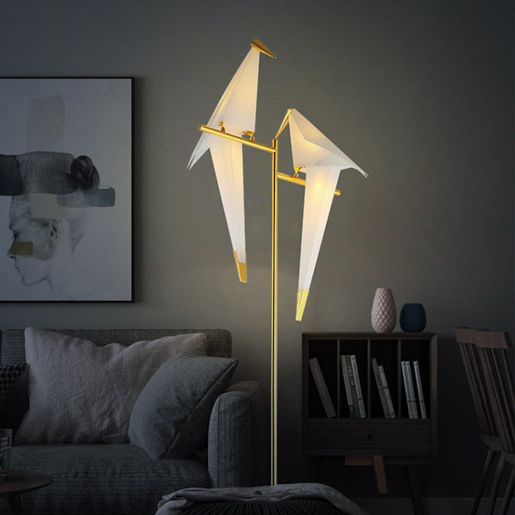 Origami Tischlampe mit Magnetbefestigung – Elegante Vogelform und Warmes Licht für Stilvolle Raumbeleuchtung 5