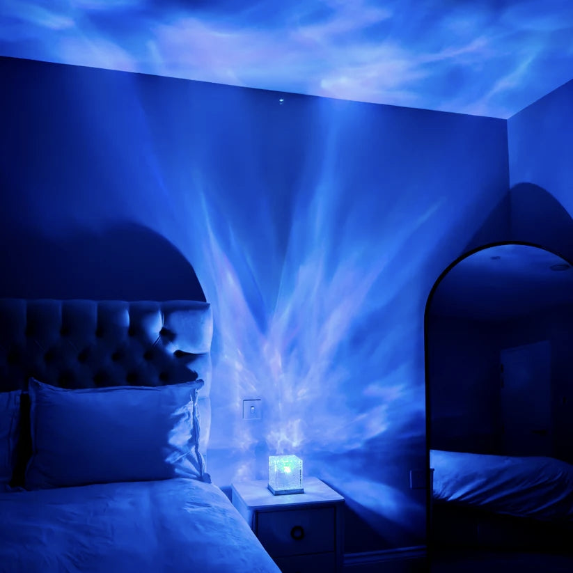 Ozeanwellenprojektor Lampe für Entspannung und Stimmungsaufhellung 7