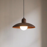 Pendelleuchte Wabi-Sabi aus Walnuss mit Glas – Höhenverstellbare Hängelampe für Esszimmer und moderne Innenräume 3