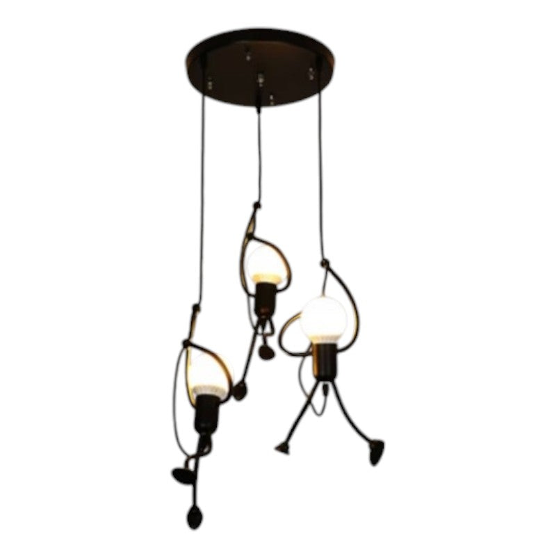 Retro Hängelampe im Iron Man Design – Verstellbare Höhe für individuelles Ambiente 9