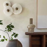 Runde Alabaster LED Wandleuchte – Elegante Innenbeleuchtung für modernes Ambiente, Ø20-35cm 4