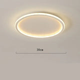 Runde LED-Deckenleuchte im Skandinavischen Stil – Hochwertige Metall- und Glasverarbeitung für Wohnzimmer, 20-60cm 10