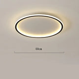 Runde LED-Deckenleuchte im Skandinavischen Stil – Hochwertige Metall- und Glasverarbeitung für Wohnzimmer, 20-60cm 15