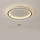 Runde LED-Deckenleuchte im Skandinavischen Stil – Hochwertige Metall- und Glasverarbeitung für Wohnzimmer, 20-60cm 16