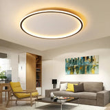 Runde LED-Deckenleuchte im Skandinavischen Stil – Hochwertige Metall- und Glasverarbeitung für Wohnzimmer, 20-60cm 3