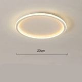Runde LED-Deckenleuchte im Skandinavischen Stil – Hochwertige Metall- und Glasverarbeitung für Wohnzimmer, 20-60cm 6