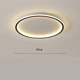 Runde LED-Deckenleuchte im Skandinavischen Stil – Hochwertige Metall- und Glasverarbeitung für Wohnzimmer, 20-60cm 8