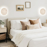 Runde Wandlampe aus Travertinstein mit LED-Beleuchtung – Elegantes Design für Wohn- und Geschäftsräume 7