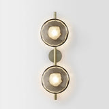 Schwarze LED Wandleuchte Innen – Nordic Runde Ceto Glas Wandlampe mit Minimalistischem Design und Energieeffizienter 5W Lichtquelle 11