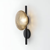 Schwarze LED Wandleuchte Innen – Nordic Runde Ceto Glas Wandlampe mit Minimalistischem Design und Energieeffizienter 5W Lichtquelle 12