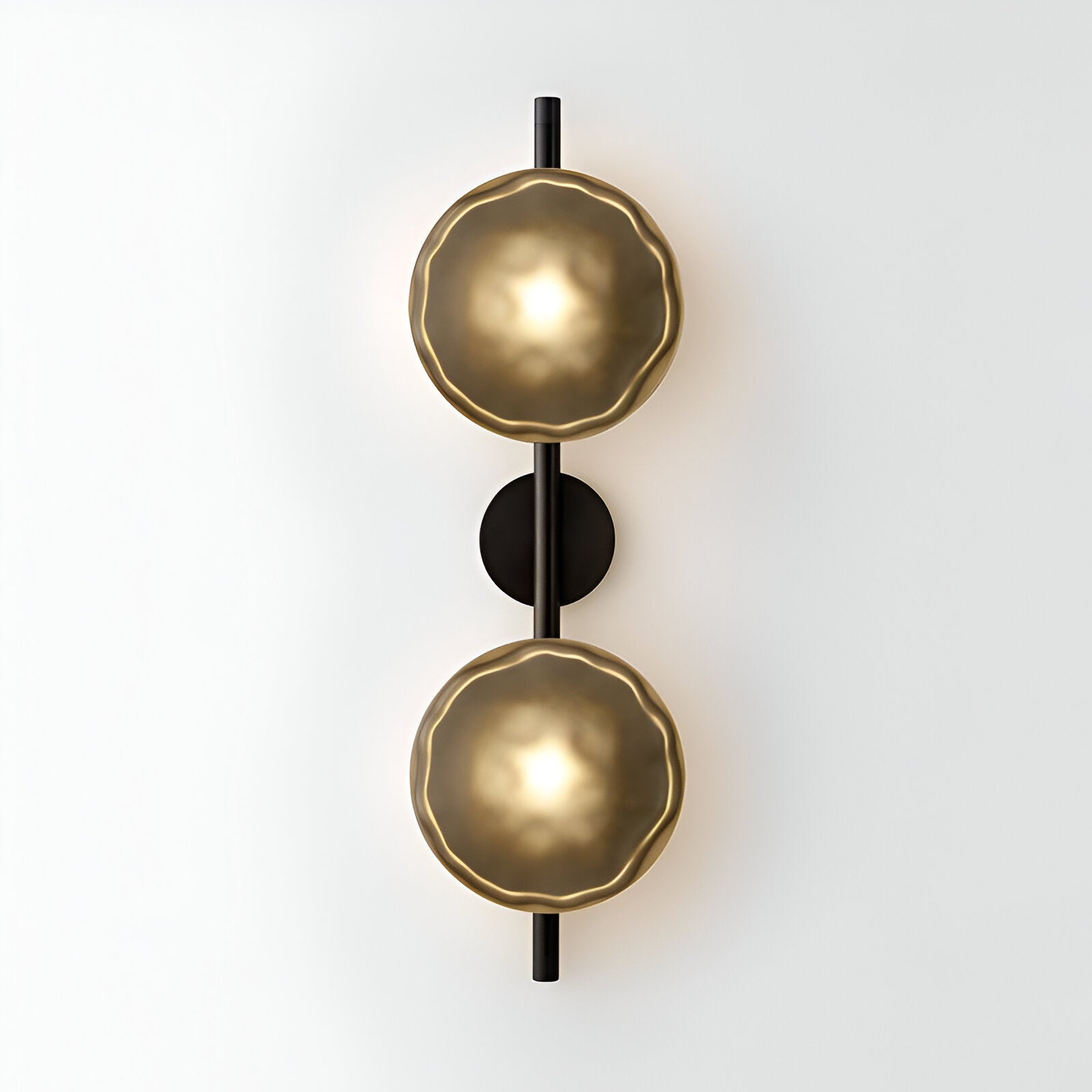 Schwarze LED Wandleuchte Innen – Nordic Runde Ceto Glas Wandlampe mit Minimalistischem Design und Energieeffizienter 5W Lichtquelle 14
