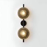 Schwarze LED Wandleuchte Innen – Nordic Runde Ceto Glas Wandlampe mit Minimalistischem Design und Energieeffizienter 5W Lichtquelle 14