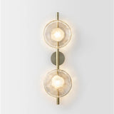 Schwarze LED Wandleuchte Innen – Nordic Runde Ceto Glas Wandlampe mit Minimalistischem Design und Energieeffizienter 5W Lichtquelle 15